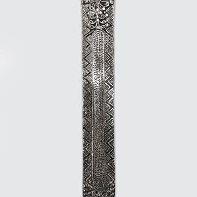 Porta incenso Namaste in metallo goffrato - sole