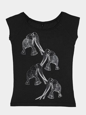 Emma Nissim Natural Organic T-Shirt Femme - Elephant Tuskers 1