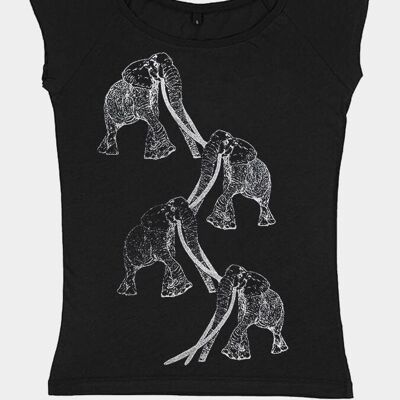 T-shirt da donna Emma Nissim Natural Organic - Elephant Tuskers