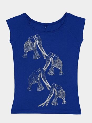 Emma Nissim Natural Organic T-Shirt Femme - Elephant Tuskers 16