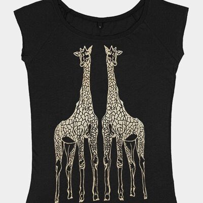 Emma Nissim Natural Organic Damen T-Shirt Top - Giraffen