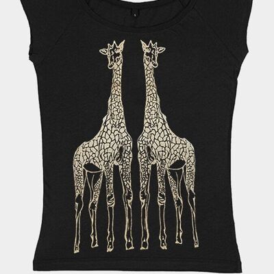 T-shirt da donna Emma Nissim Natural Organic - Giraffe
