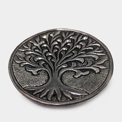 Namaste Tree Of Life Aluminium Incense Holder