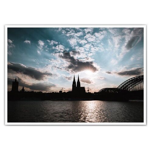 Blue Skyline - Köln Bild