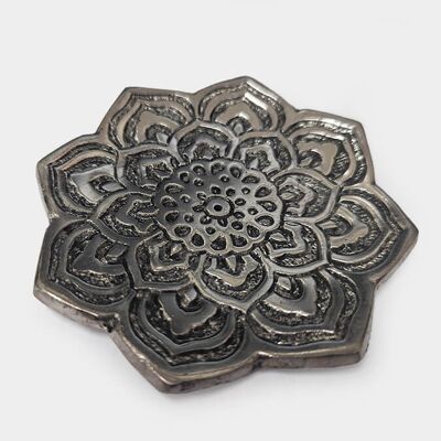 Namaste Flower Shaped Aluminium Incense Holder