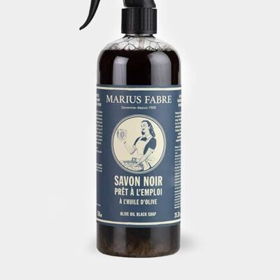 Marius Fabre Savon Noir Liquide à l'Huile d'Olive Spray prêt à l'emploi 750 ml