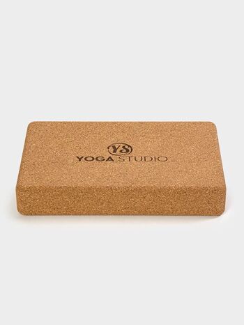 Yoga Studio Le bloc de yoga plat en liège confortable 3