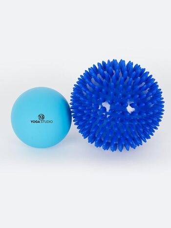 Yoga Studio Trigger Point Balle de massage et ensemble de boules Spikey 6