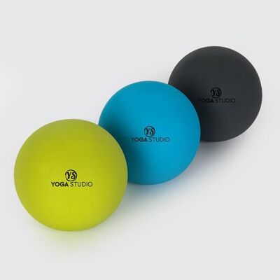 Juego de 3 bolas de masaje Yoga Studio Trigger Point gris - verde - azul
