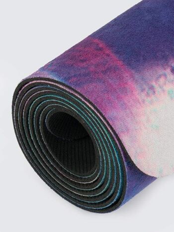 Yoga Studio Tapis de yoga numérique en microfibre et daim végétalien, bleu, 4 mm 7