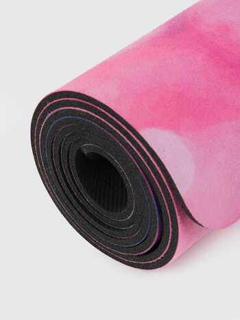 Yoga Studio Tapis de yoga en daim végétalien en microfibre et marbre rose 4 mm 7