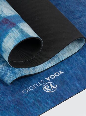 Yoga Studio Tapis de yoga coquillage en microfibre et suède végétalien 4 mm 3