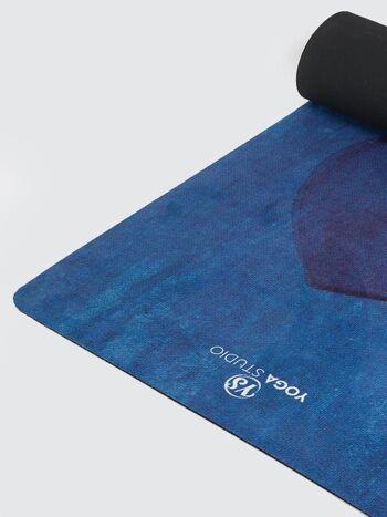 Yoga Studio Tapis de yoga coquillage en microfibre et suède végétalien 4 mm 4