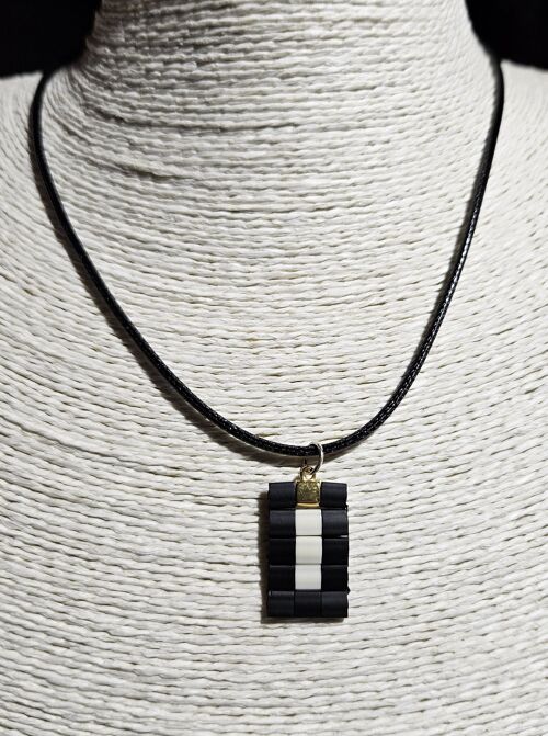 Collier Caritila Noir et Gris