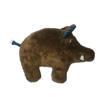 Doudou bio/éco "sanglier", 100% coton bio/GOTS