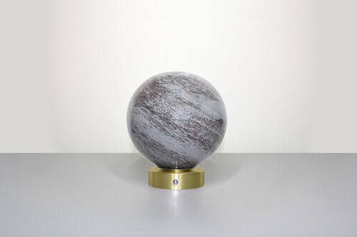 Mercury glass table lamp – with Gold Chrome Base