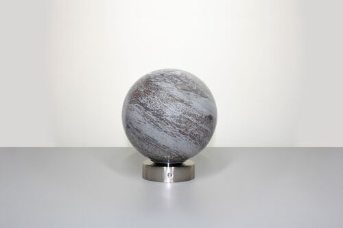 Mercury Glass Table Lamp – with Silver Chrome Base