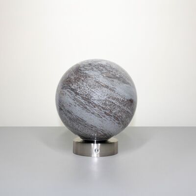 Mercury Glass Table Lamp – with Silver Chrome Base