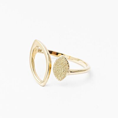 HIBISCUS GOLD RING