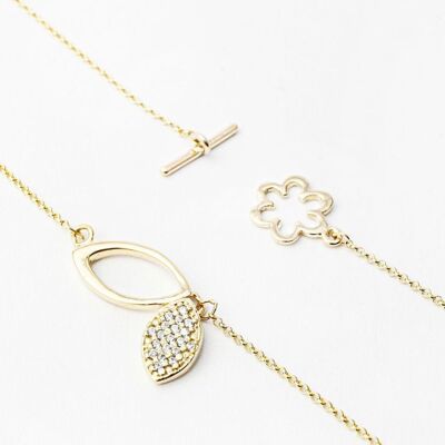 ABELIA GOLD CHOKER NECKLACE