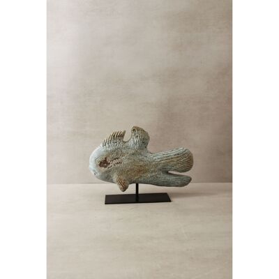 Escultura de pez de piedra - Zimbabwe - 38.1
