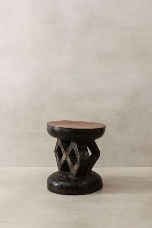 Vintage Tonga Stool - Copper Top - 25.3