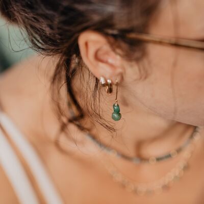 Isadora earrings (aventurine)