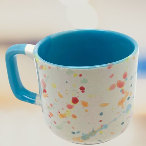 Tasse S Artist natural- blue