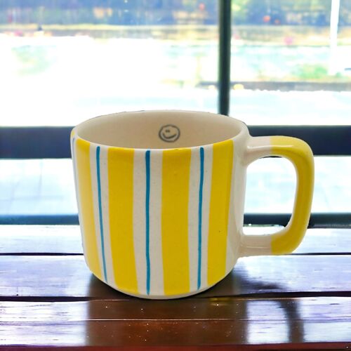 Tasse S stripe yellow