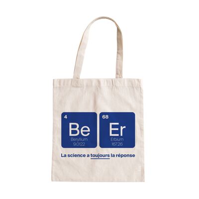 BORSA TOTE 100% COTONE 220 GRAMMI ETICHETTA OEKO TEX “BE ER”