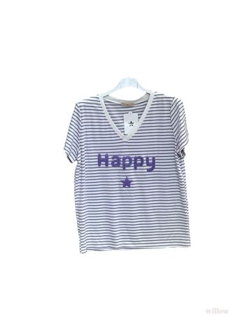 T-shirt marinière Happy 4