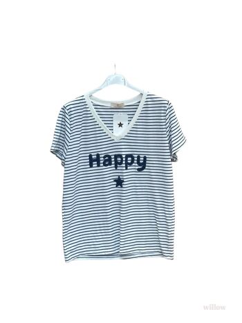 T-shirt marinière Happy 7