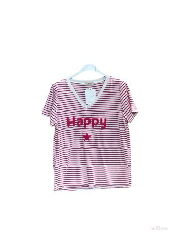 T-shirt marinière Happy 9