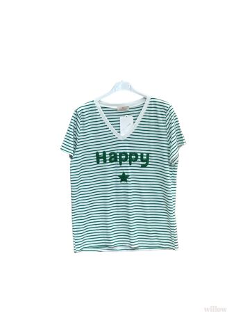 T-shirt marinière Happy 10