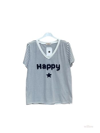 T-shirt marinière Happy 11