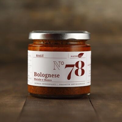 Ragù n° 78 maiale e manzo alla Bolognese