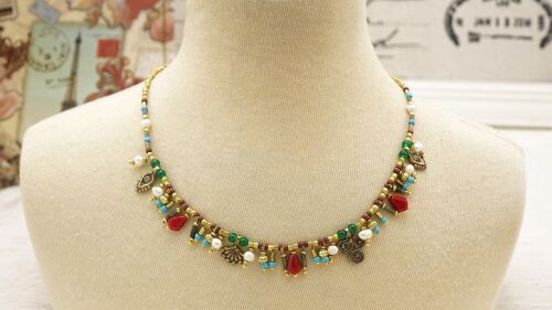 Beaded Festive Necklace