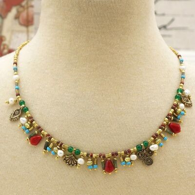 Beaded Festive Necklace