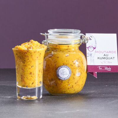 “Kumquat” Mustard, 140g glass jar