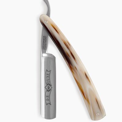 Maquinilla de afeitar G&F Timor® Deluxe 5/8 cs con cuenco de cuerno real