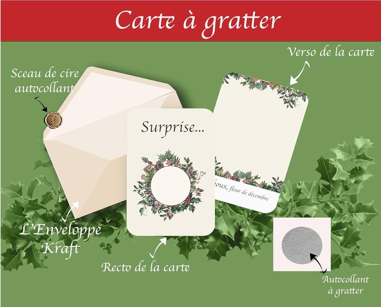 Sorpresa..Gratta e vinci HOUX, fiore di dicembre.