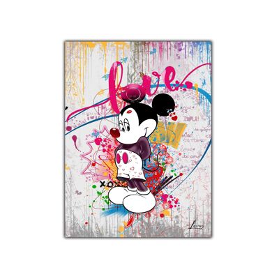Tableau Pop Art Mickey Love