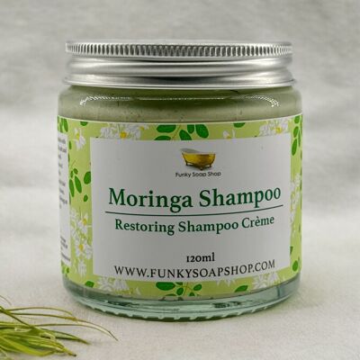 Moringa Shampooing, Shampooing Crème Réparateur, 120 ml