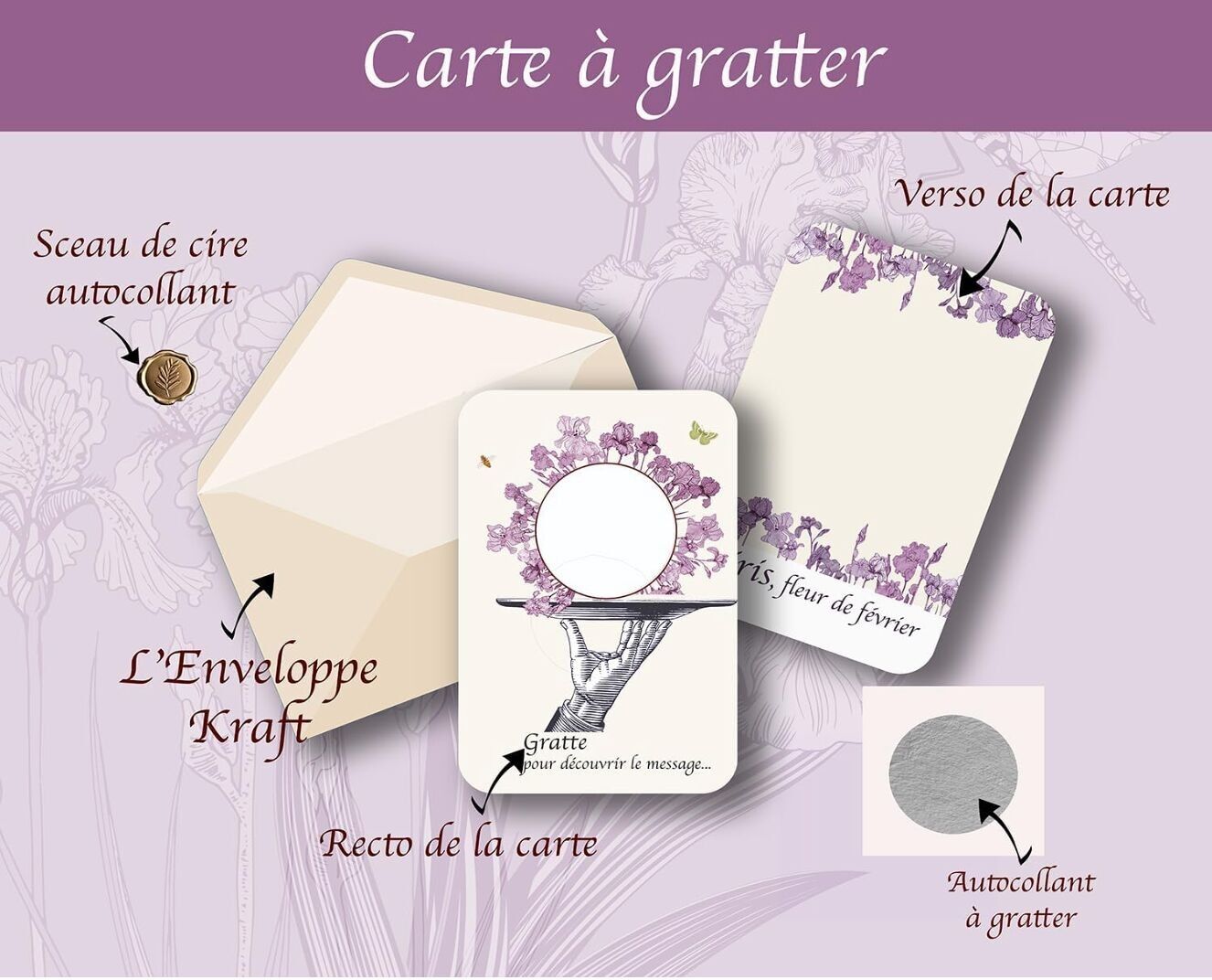 Gratta e vinci IRIS, fiore di febbraio.