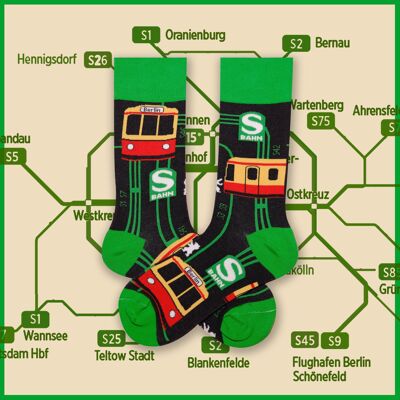 Calcetines del ferrocarril S-Bahn de Berlín