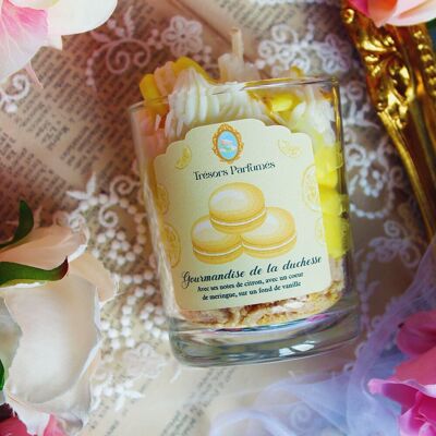 Vela gourmet - Gourmandise de la duquesa aroma merengue limón