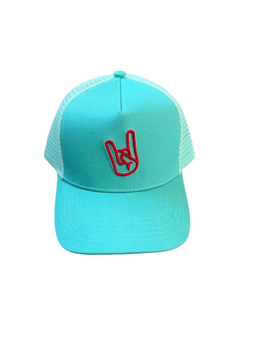 Trucker Mint red