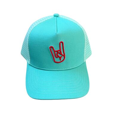 Trucker Mint red