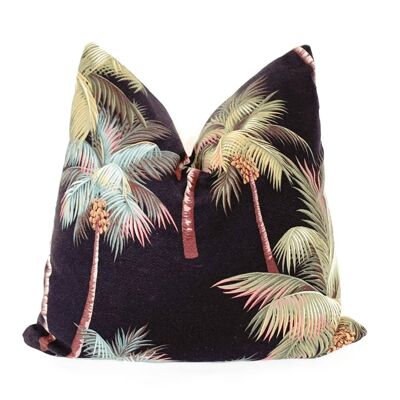 Modern Boho | Neon Palm Tree Queen Lumbar Pillow 2.0