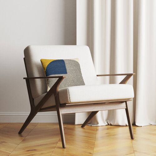 Modern Color Block Accent Pillow